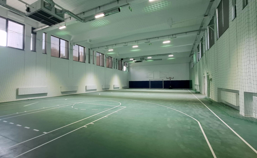 Sala de sport a Liceului de Marină a fost modernizată